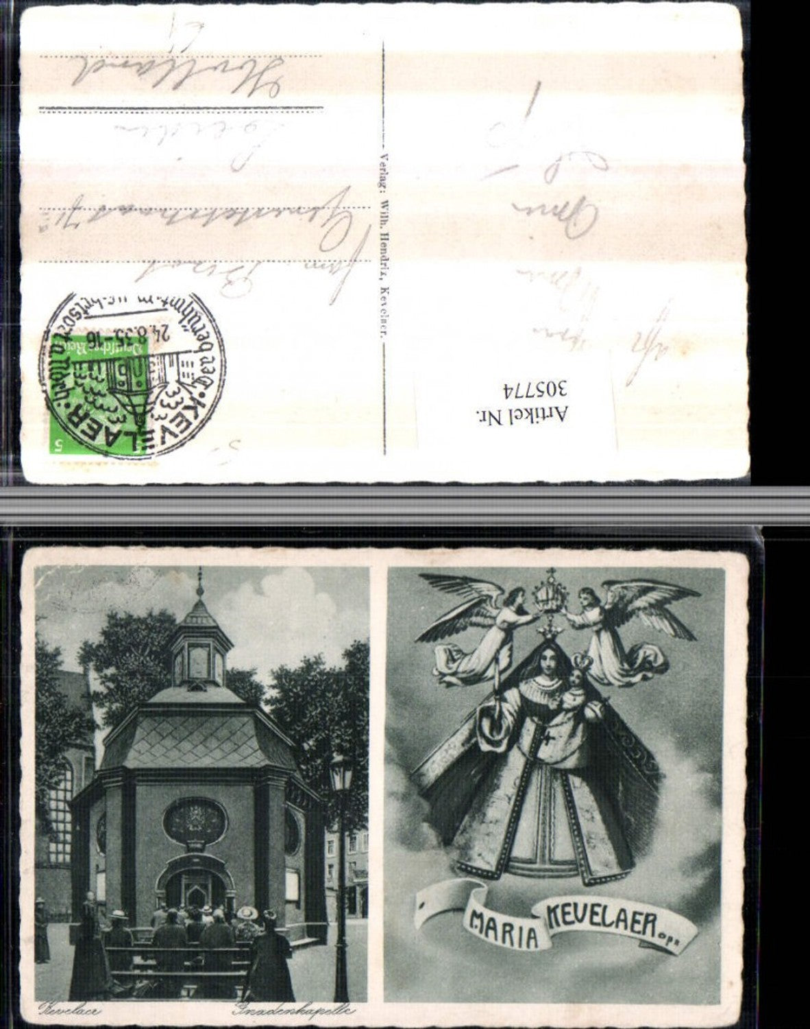 305774,Kevelaer Gnadenkapelle Kapelle Gnadenbild Mehrbildkarte
