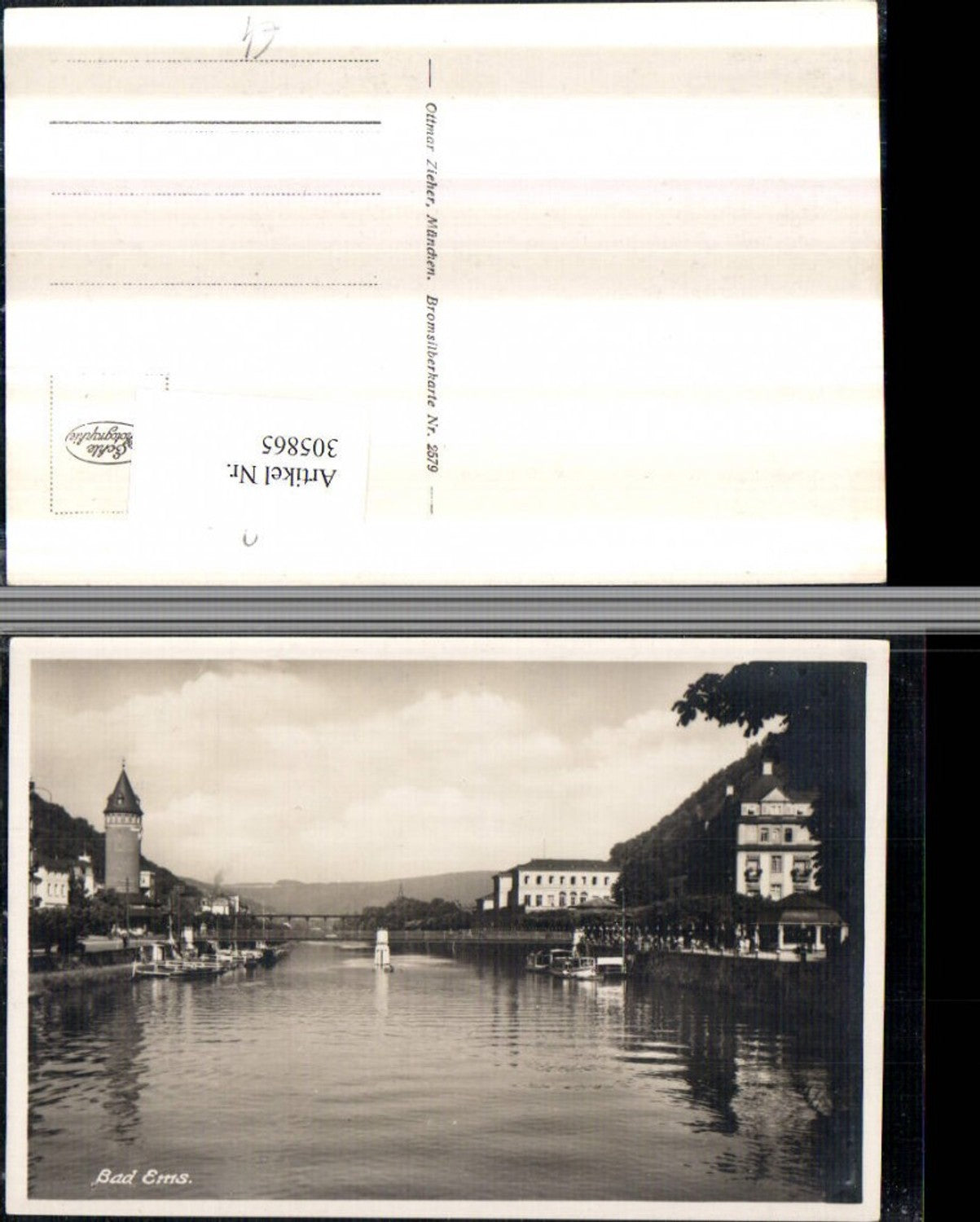 305865,Bad Ems Partie Brücke Turm