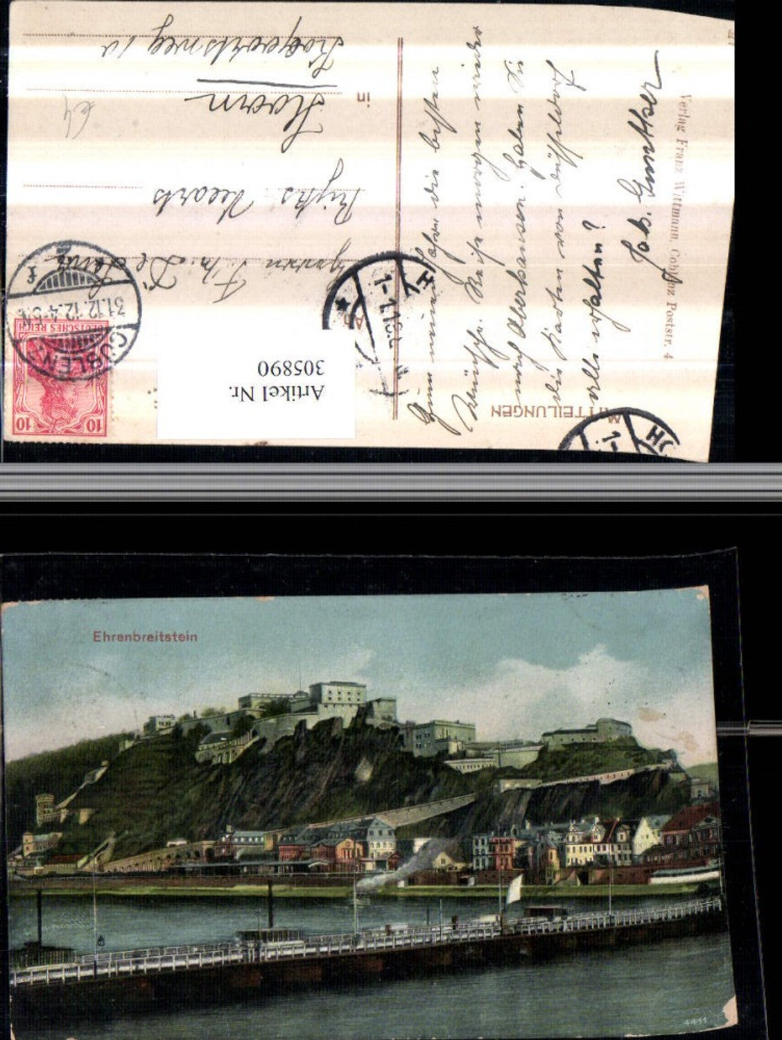 305890,Koblenz Festung Ehrenbreitstein Brücke