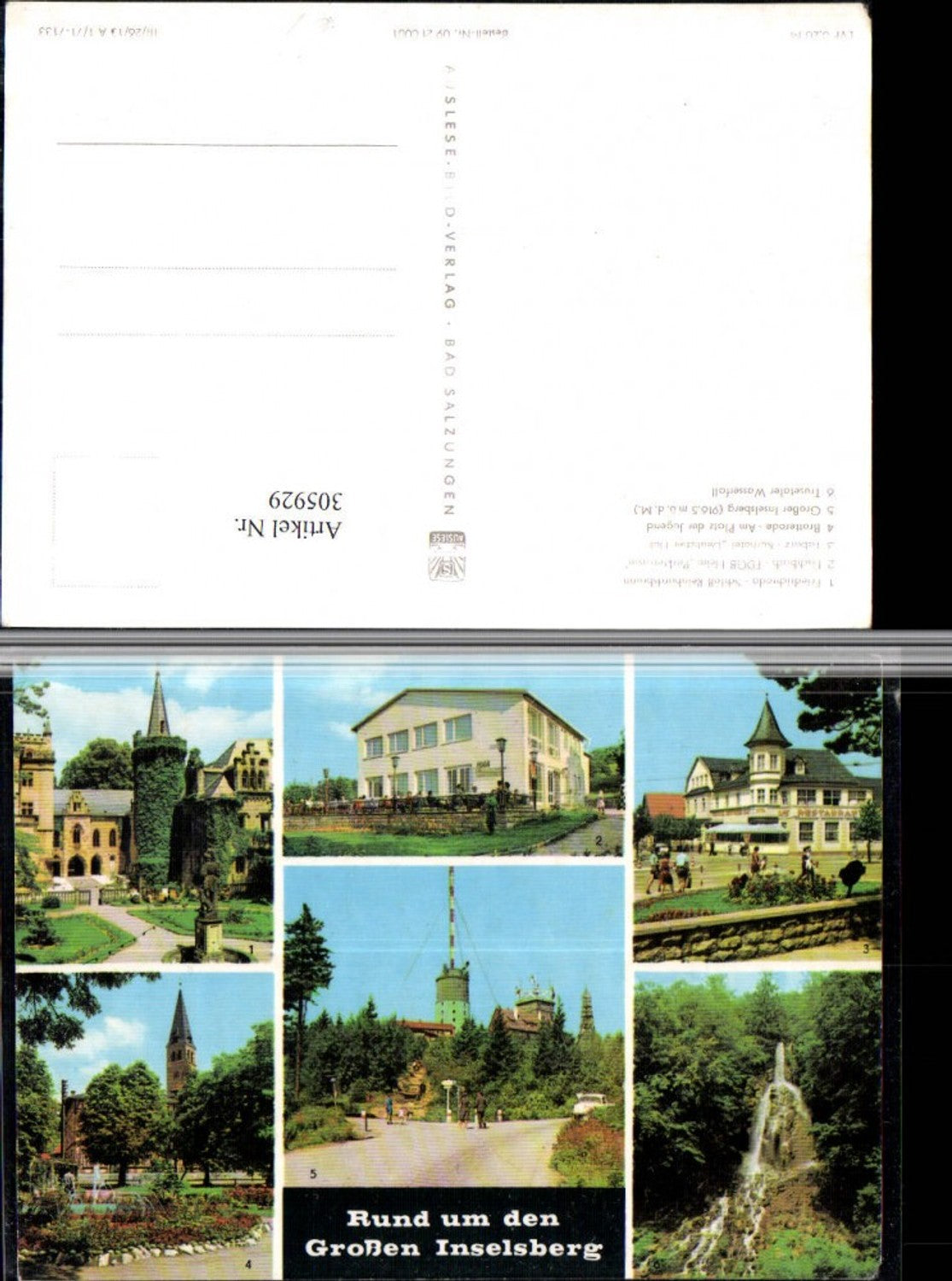 305929, Inselsberg Friedrichroda Reinhardsbrunn Castle Fischbach Tabarz Brotterode Multi-view map