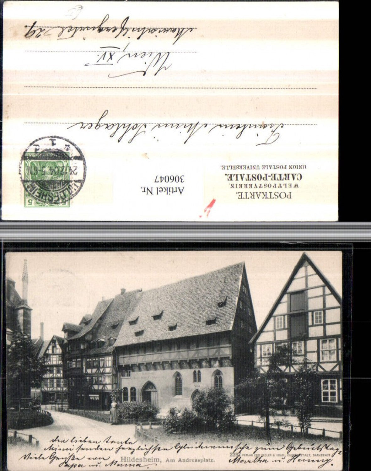 306047,Hildesheim Andreasplatz Häuser