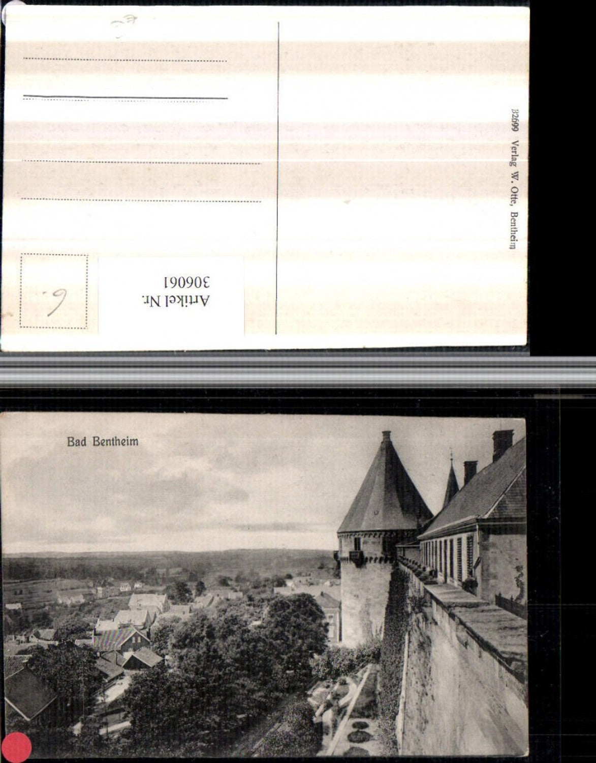 306061,Bad Bentheim Teilansicht Schloss Turm