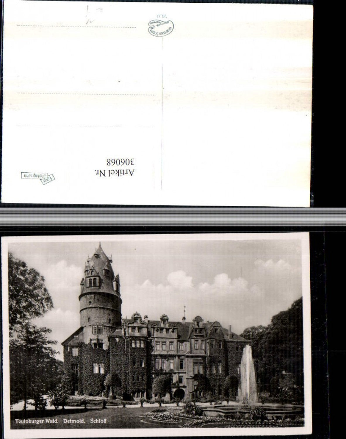 306068,Teutoburger Wald Detmold Schloss Springbrunnen