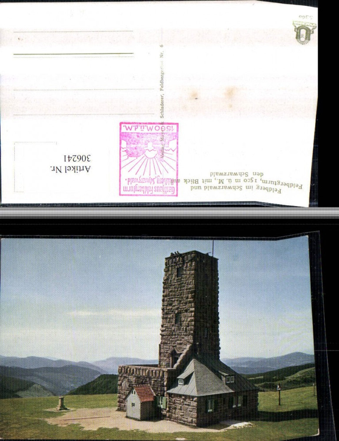 306241,Feldberg im Schwarzwald u. Feldbergturm m. Blick auf Schwarzwald