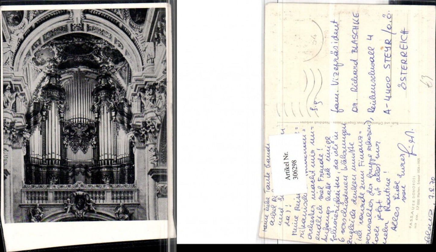 306298, Passau Cathedral Church Organ