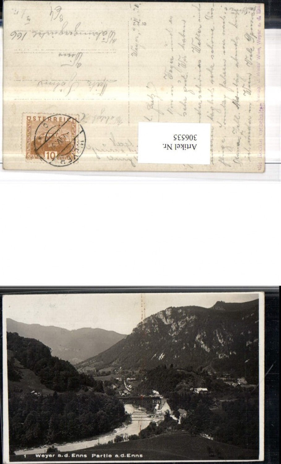306535,Weyer an d. Enns Brücke Viadukt
