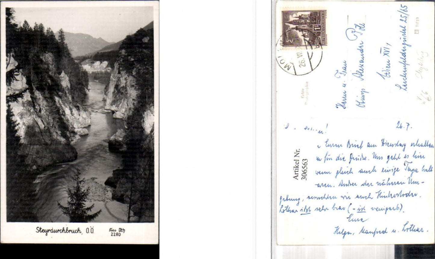 306563,Steyrdurchbruch b. Molln pub Foto Oth 2280
