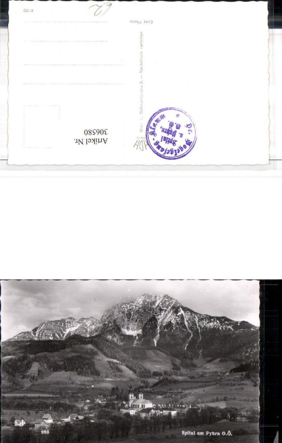 306580,Spital am Pyhrn Totale Bergkulisse pub Foto Hubmann 960