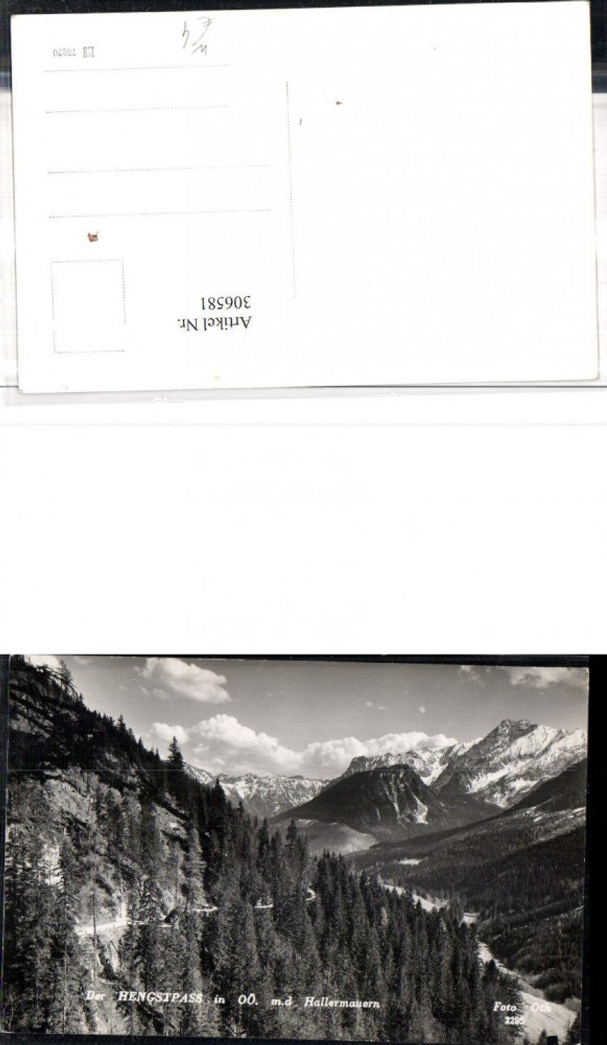 306581,Hengstpass b. Rosenau m. d. Hallermauern Bergkulisse pub Foto Oth 2295