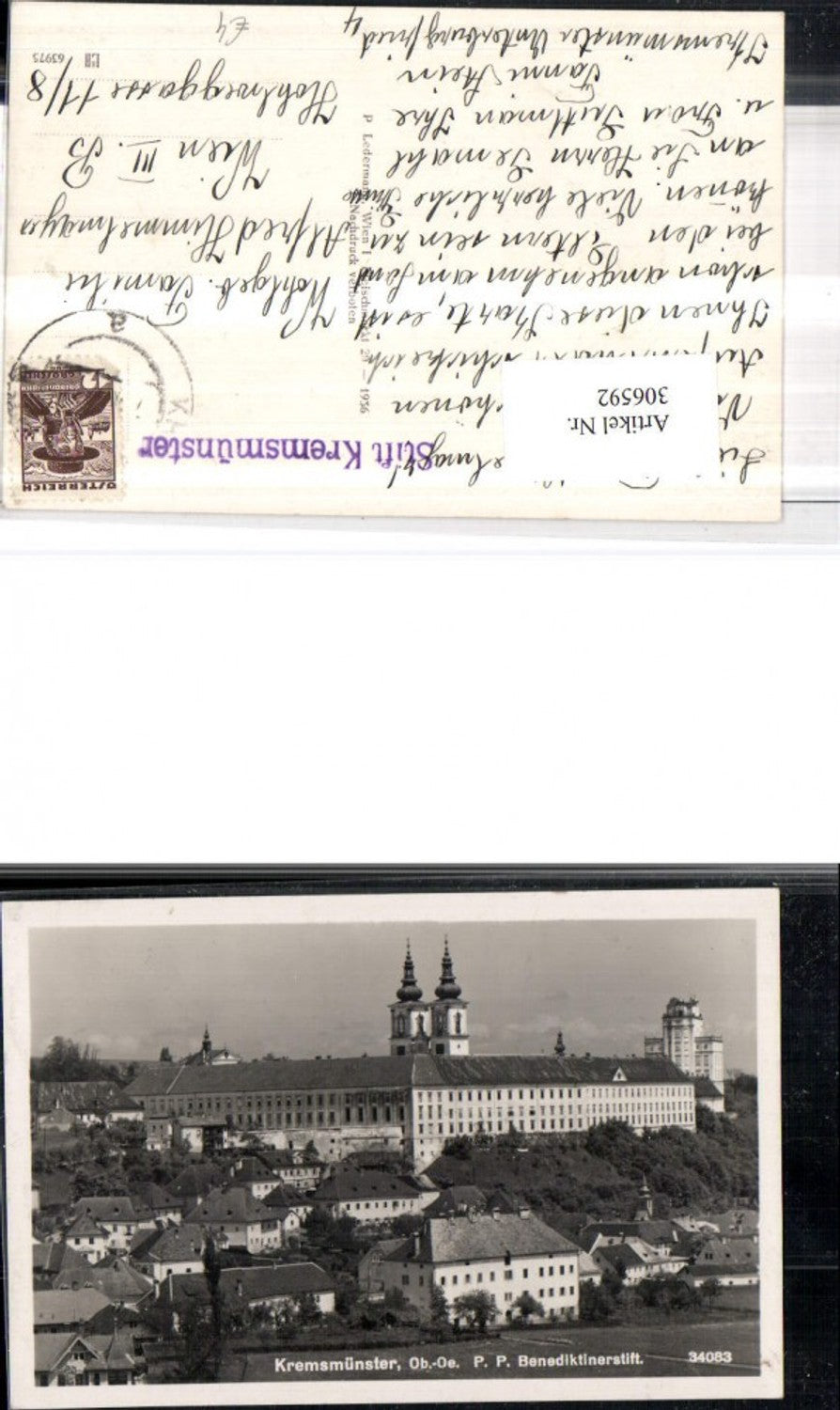 306592,Kremsmünster Benediktinerstift Stift