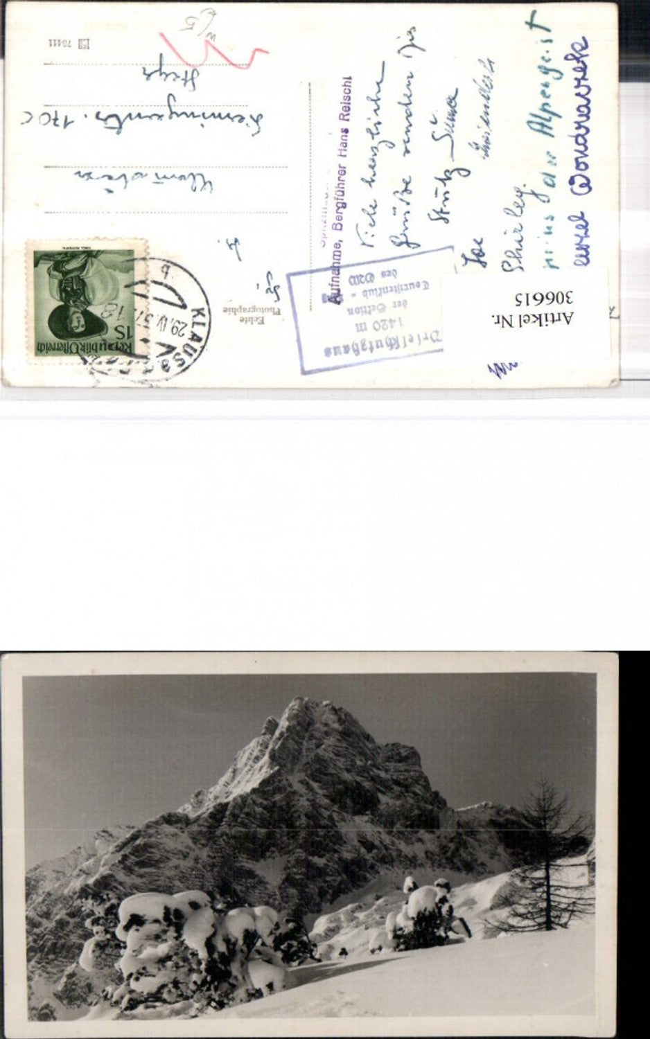 306615,Brotfall b. Windischgarsten Spital an d. Pyhrn Bergkulisse Winterbild