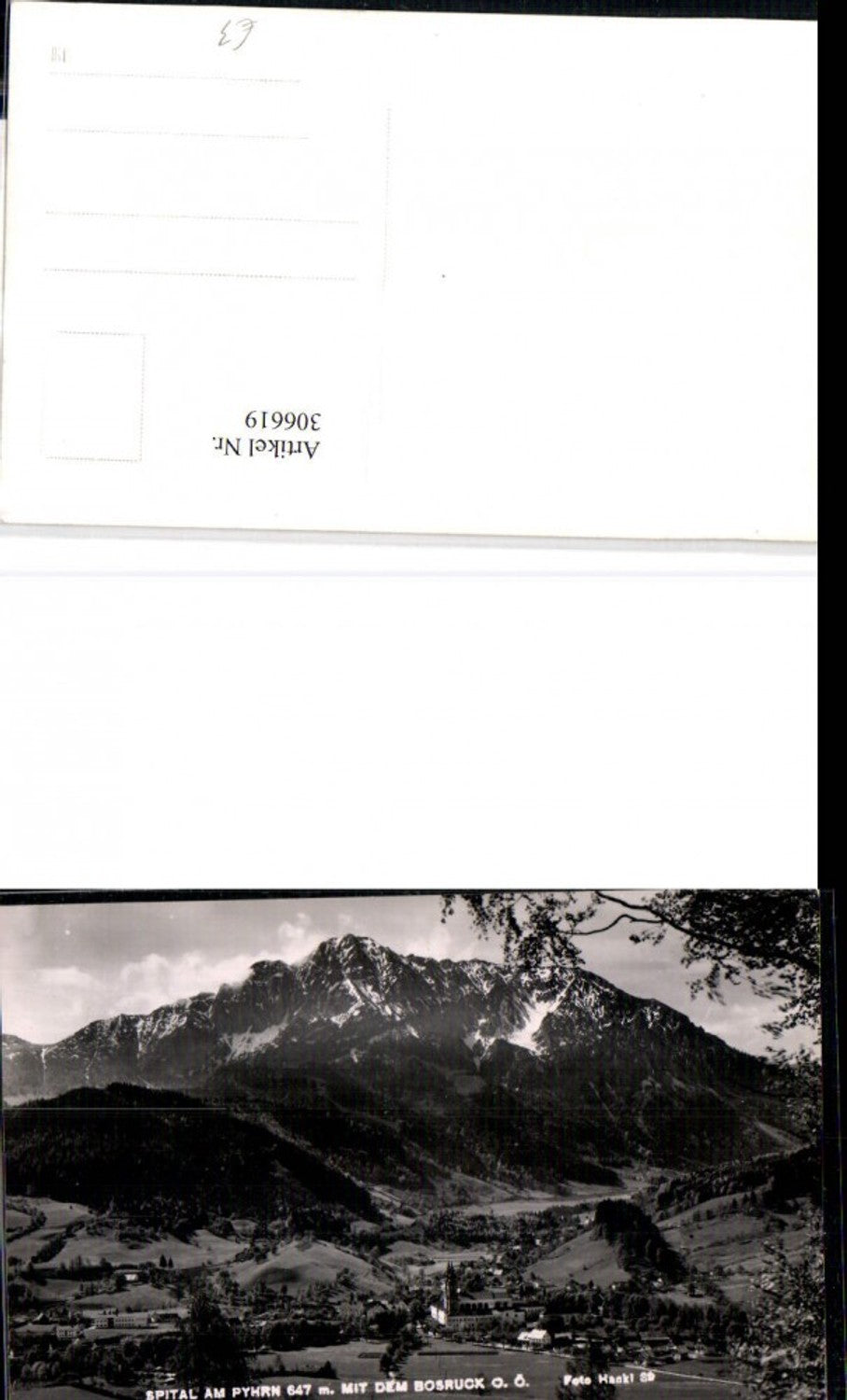 306619,Spital am Pyhrn Totale m. d. Bosruck Bergkulisse