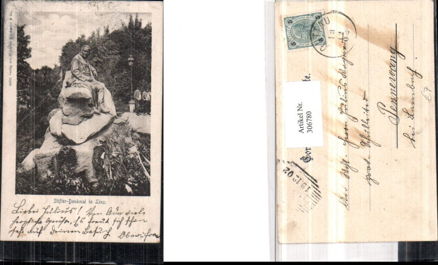 306780,Linz an d. Donau Stifter-Denkmal