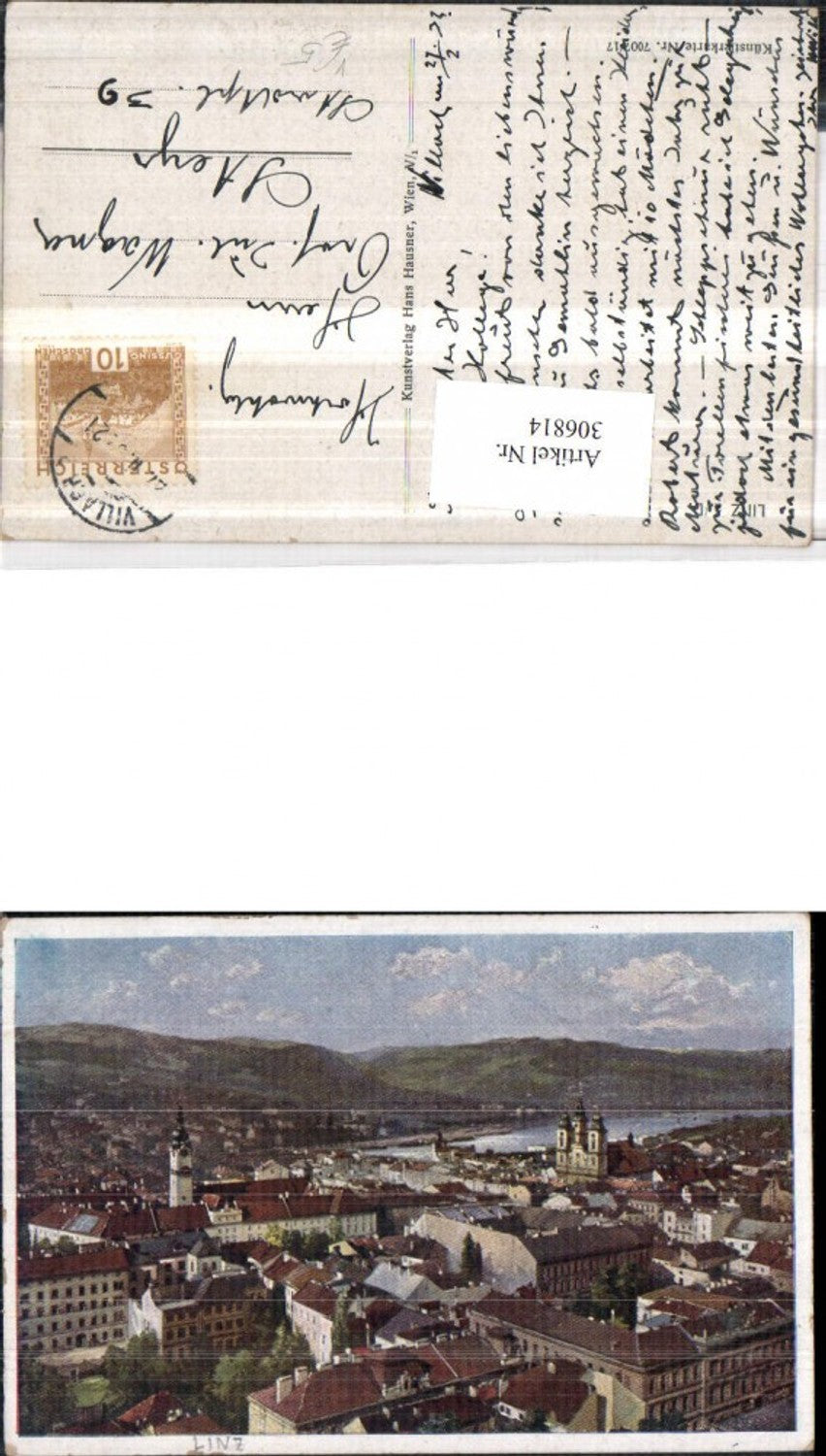 306814,Linz an d. Donau Totale pub Hans Hausner 7007/17