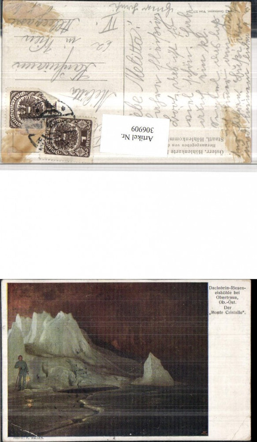 306909,Dachstein Rieseneishöhle b. Obertraun Monte Cristallo