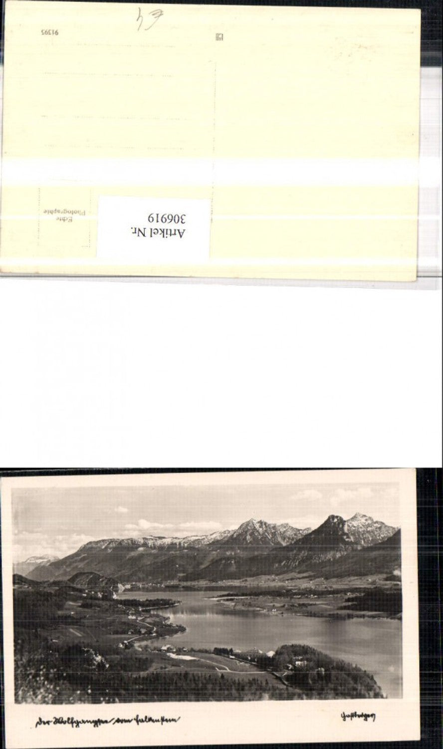 306919,Wolfgangsee vom Falkenstein b. St. Wolfgang Bergkulisse