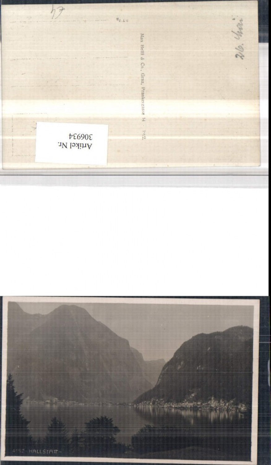 306934,Blick auf Hallstatt Totale Bergkulisse