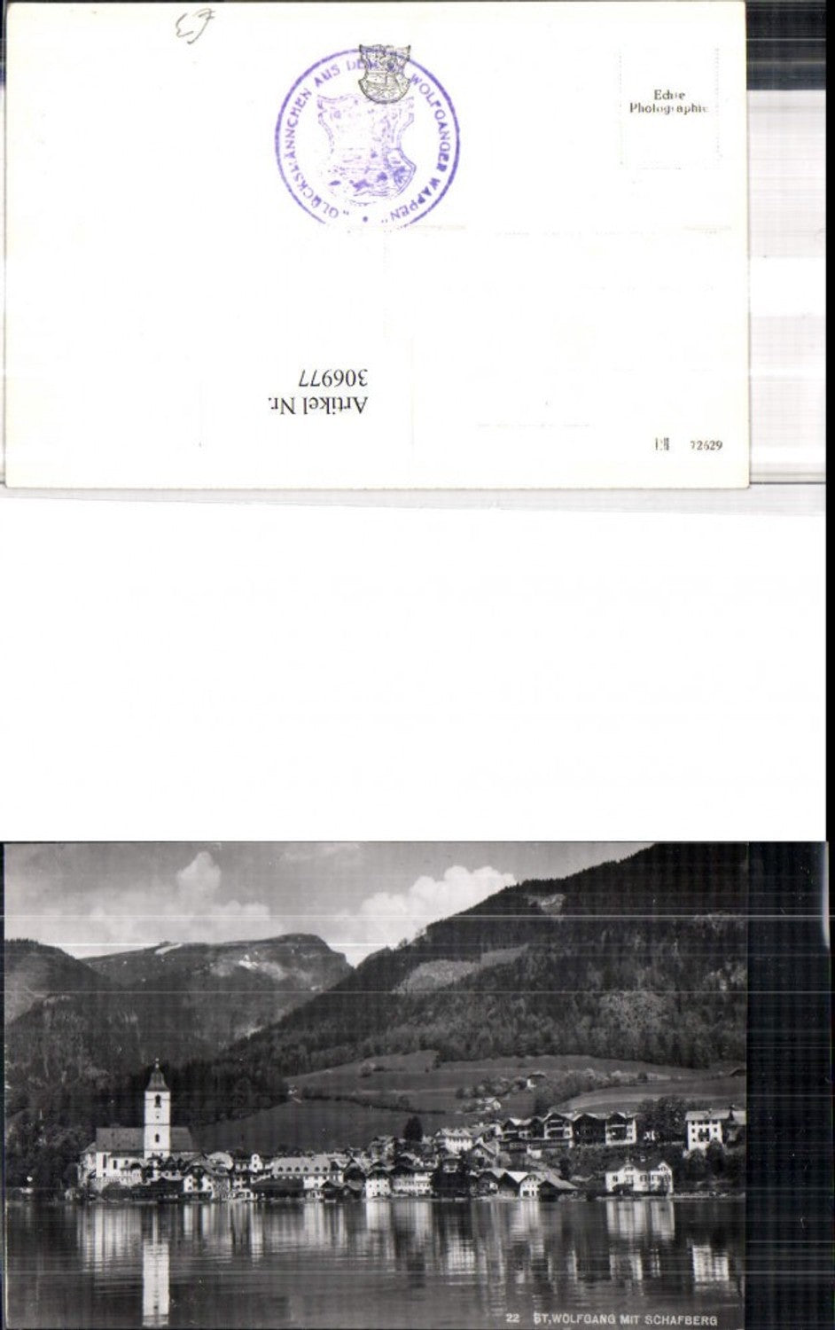 306977,St. Wolfgang Totale m. Schafberg