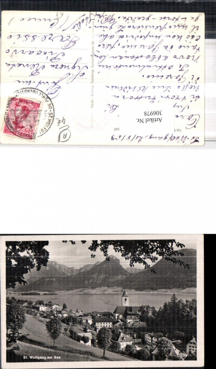 306978,St. Wolfgang am See Totale Bergkulisse