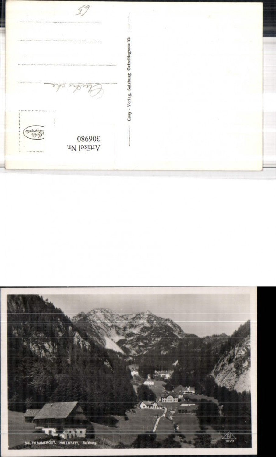 306980,Hallstatt Salzberg Bergkulisse