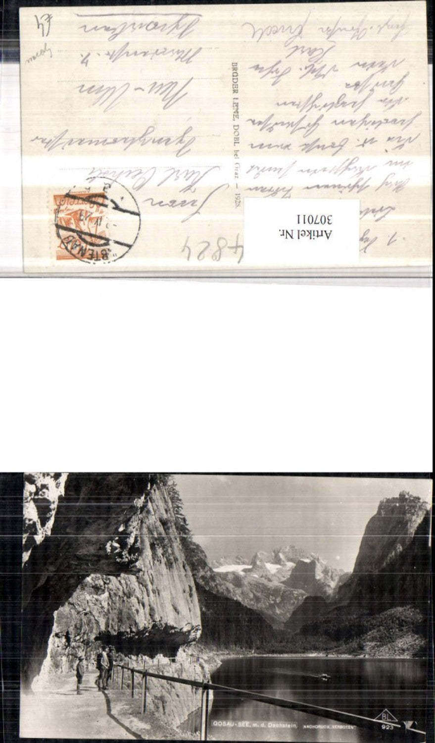 307011,Gosau-See b. Gosau m. Dachstein Bergkulisse