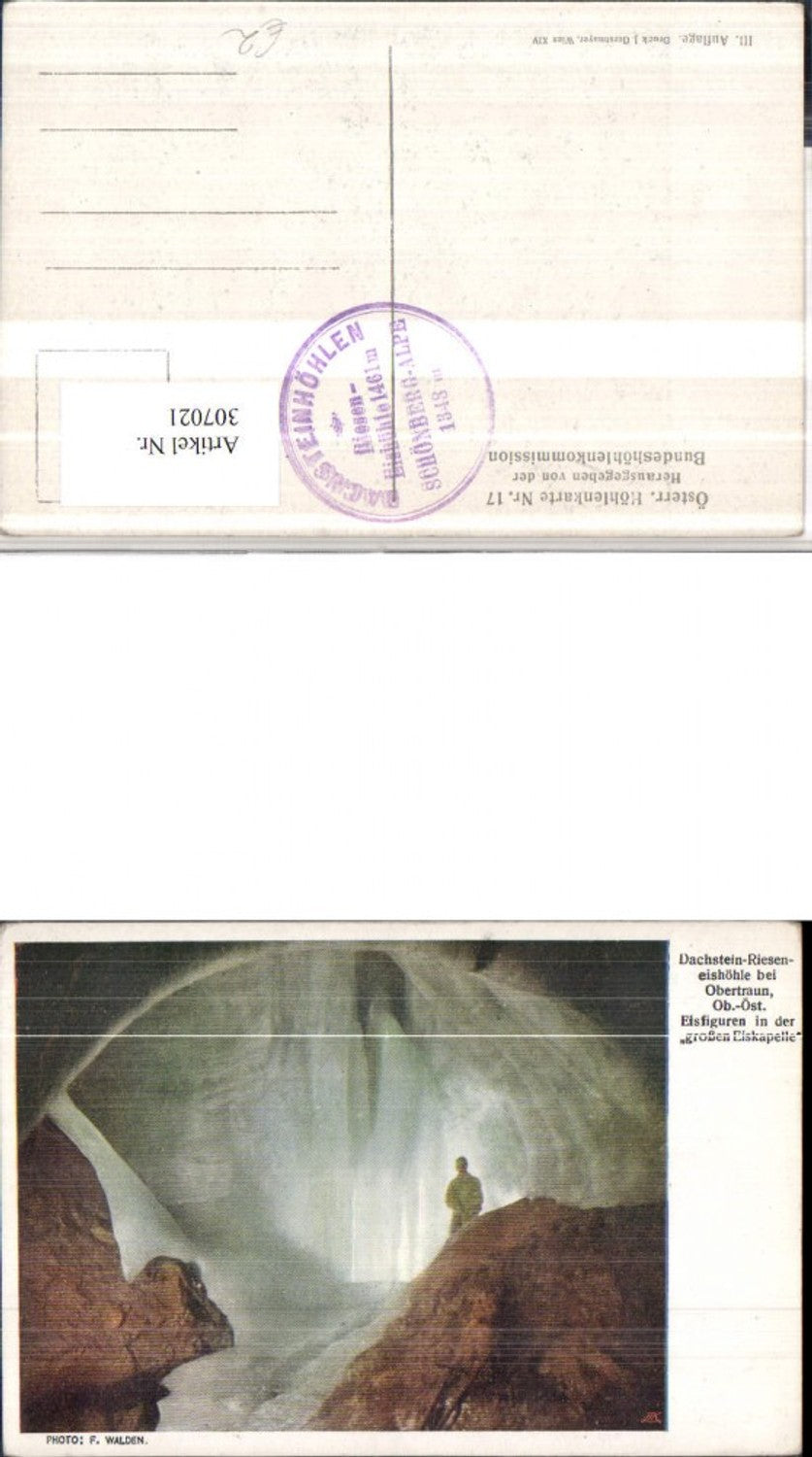 307021,Dachstein Rieseneishöhle b. Obertraun Eisfiguren in d. Großen Eiskapelle