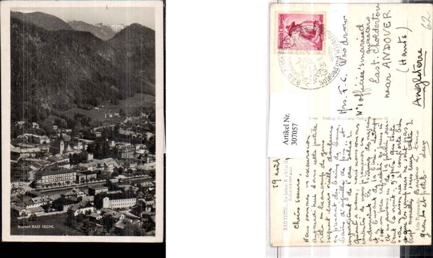 307057,Bad Ischl Teilansicht Bergkulisse