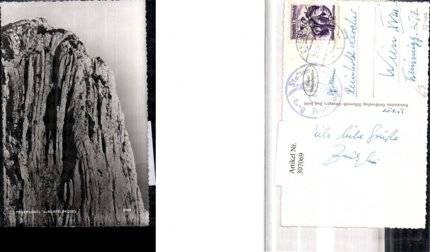 307069,Feuerkogel Alberfeldkogel b. Ebensee Felswand
