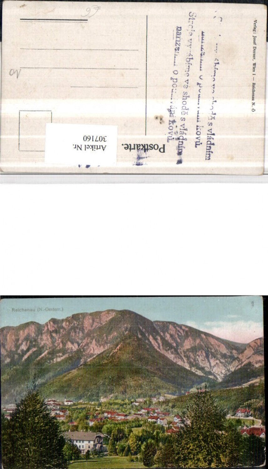 307160, Reichenau an der Rax Total mountain scenery