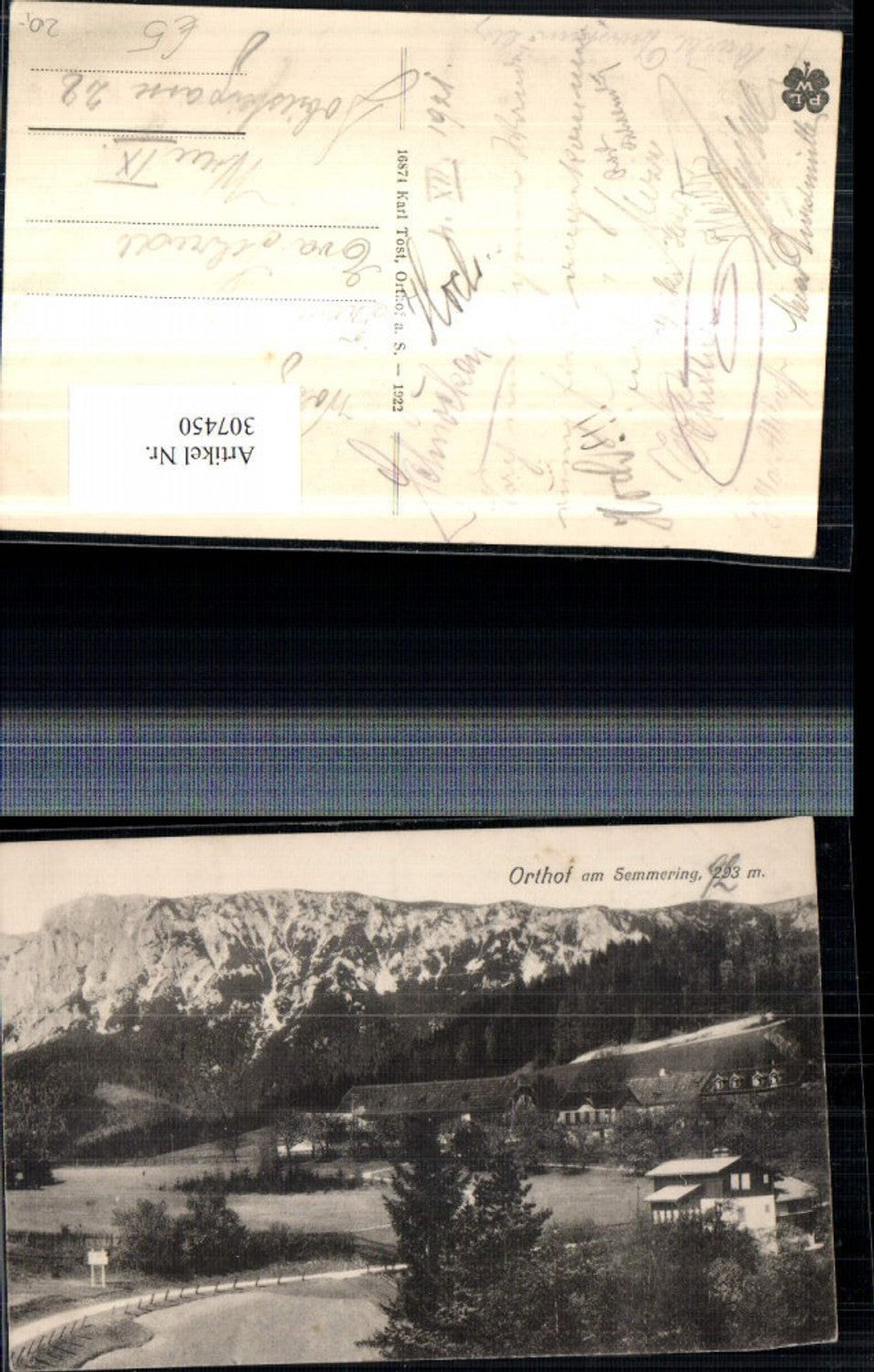 307450,Orthof am Semmering Bergkulisse