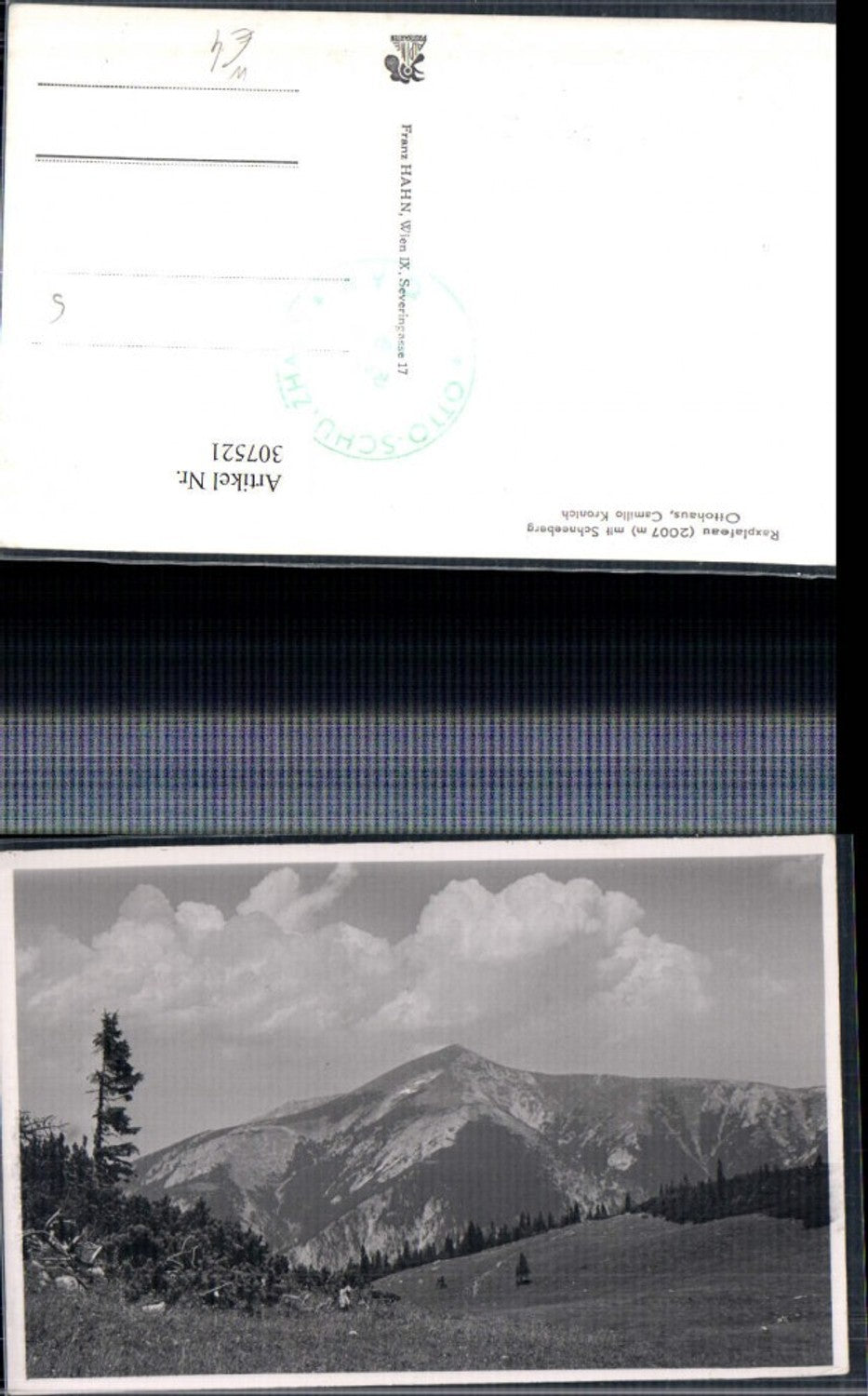 307521,Raxplateau m. Schneeberg b. Reichenau Bergkulisse