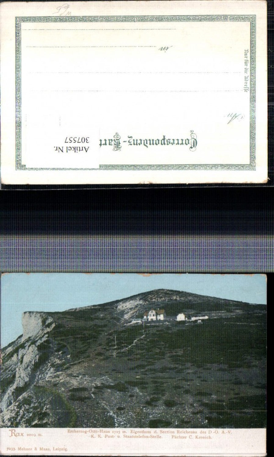 307557,Rax Erzherzog Otto-Haus Berghütte b. Reichenau