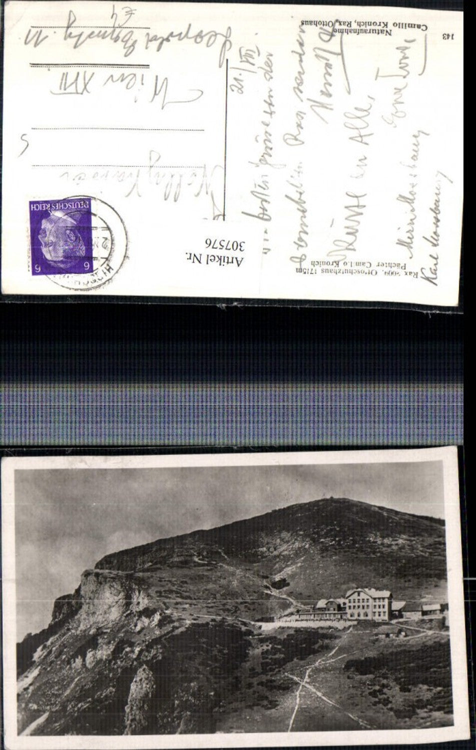 307576, Rax Otto-Schutzhaus mountain hut near Reichenau