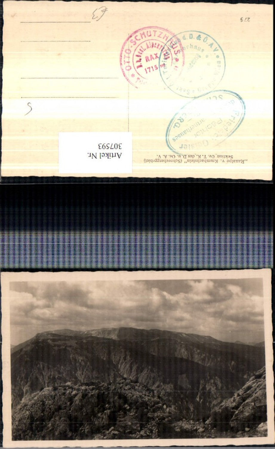 307593,Raxalpe vom Krumbachstein b. Bürg-Vöstenhof Bergkulisse
