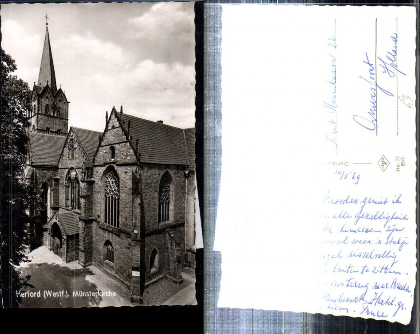 308023,Herford in Westfalen Münsterkirche Kirche