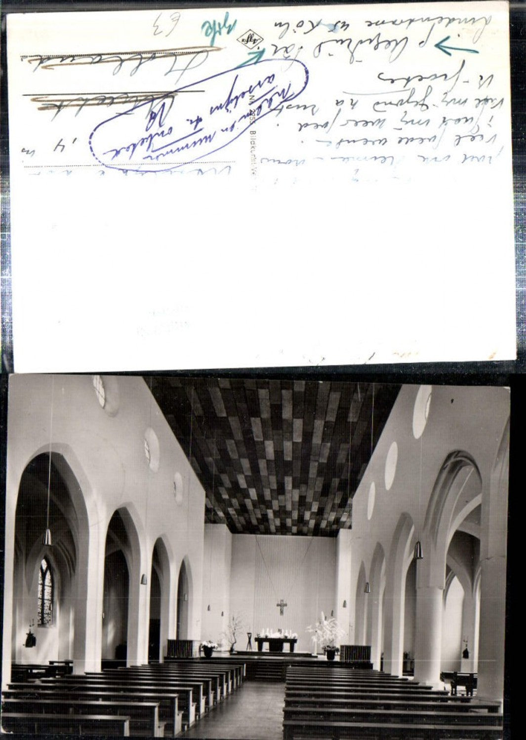 308056,Köln am Rhein Dominikaner-Kirche Heilig-Kreuz Innenansicht