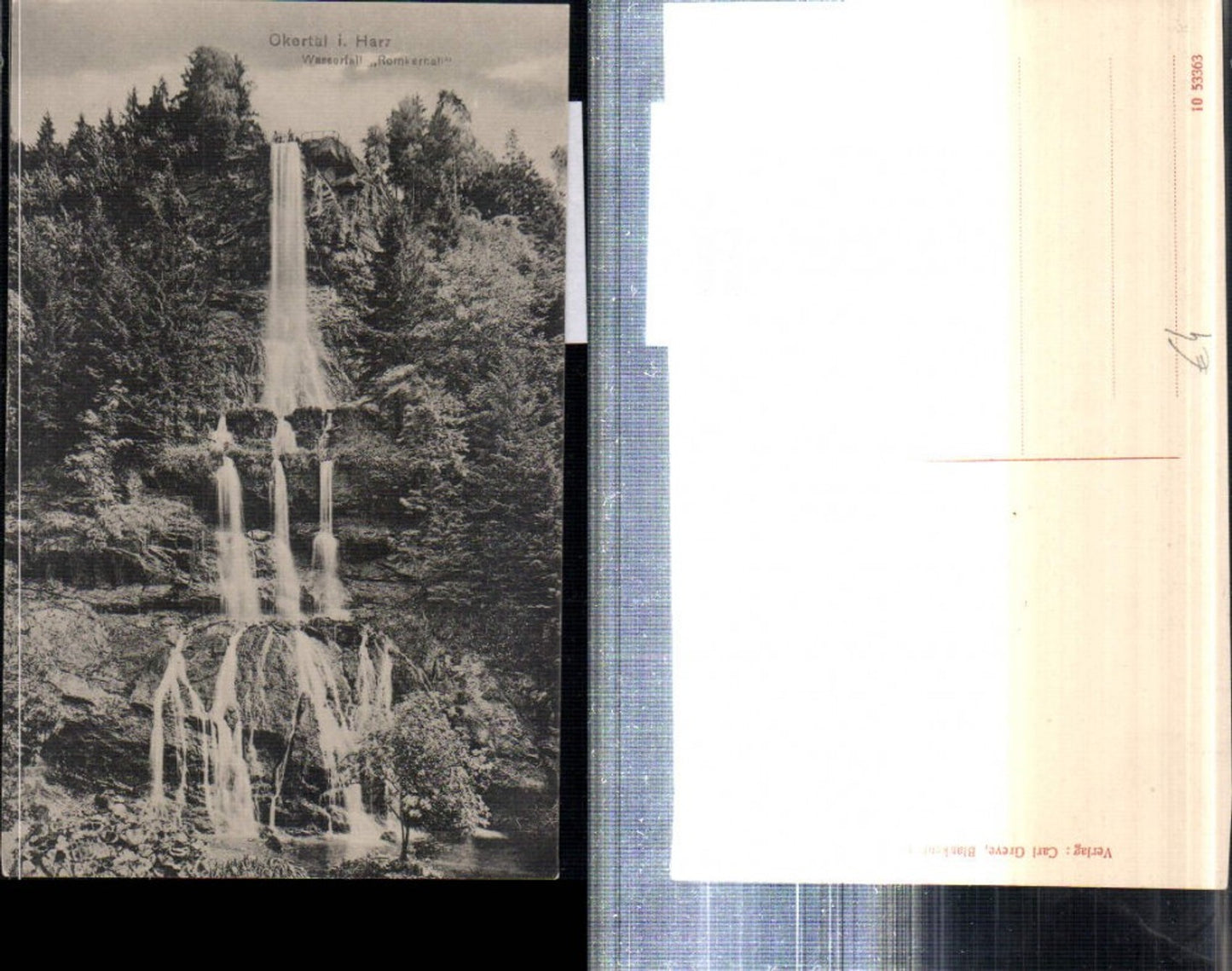 308184,Okertal im Harz Wasserfall Romkerhall