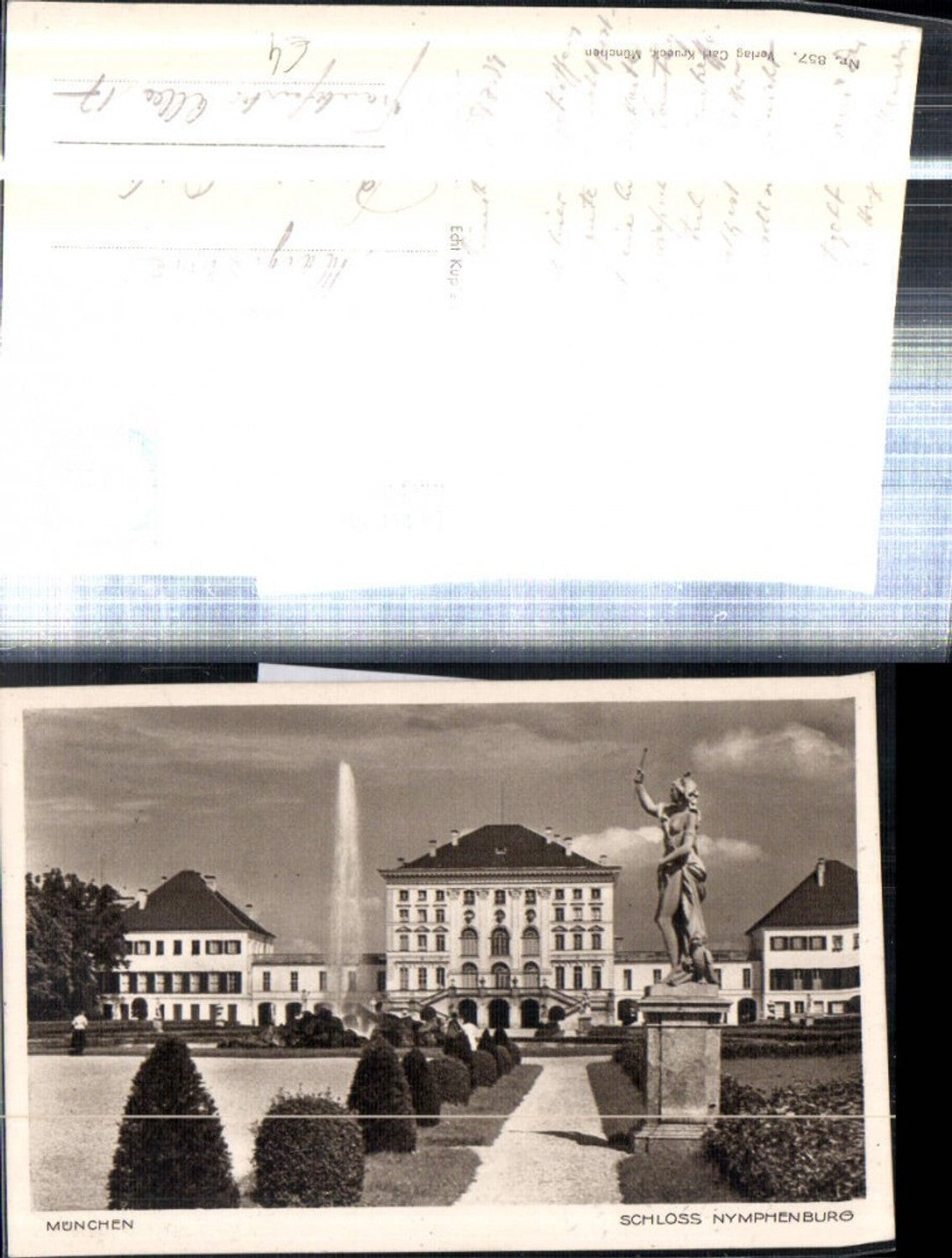 308446, Munich Nymphenburg Palace Statue Fountain