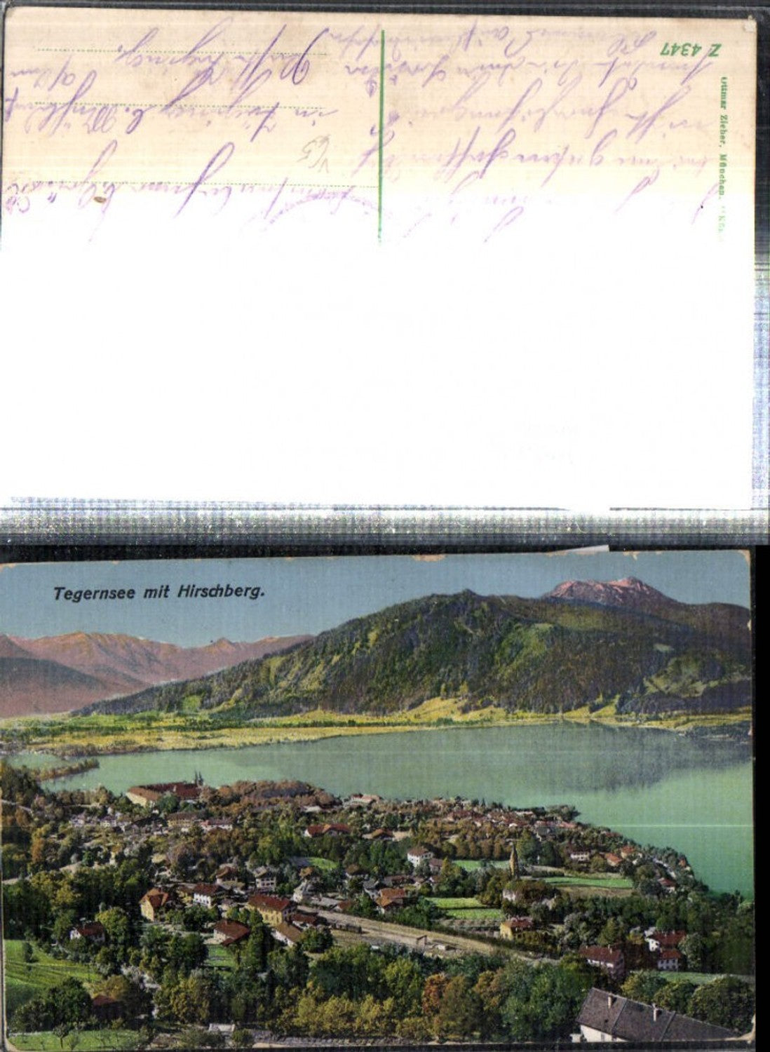 308569,Tegernsee Totale m. Hirschberg Bergkulisse pub Ottmar Zieher 4347