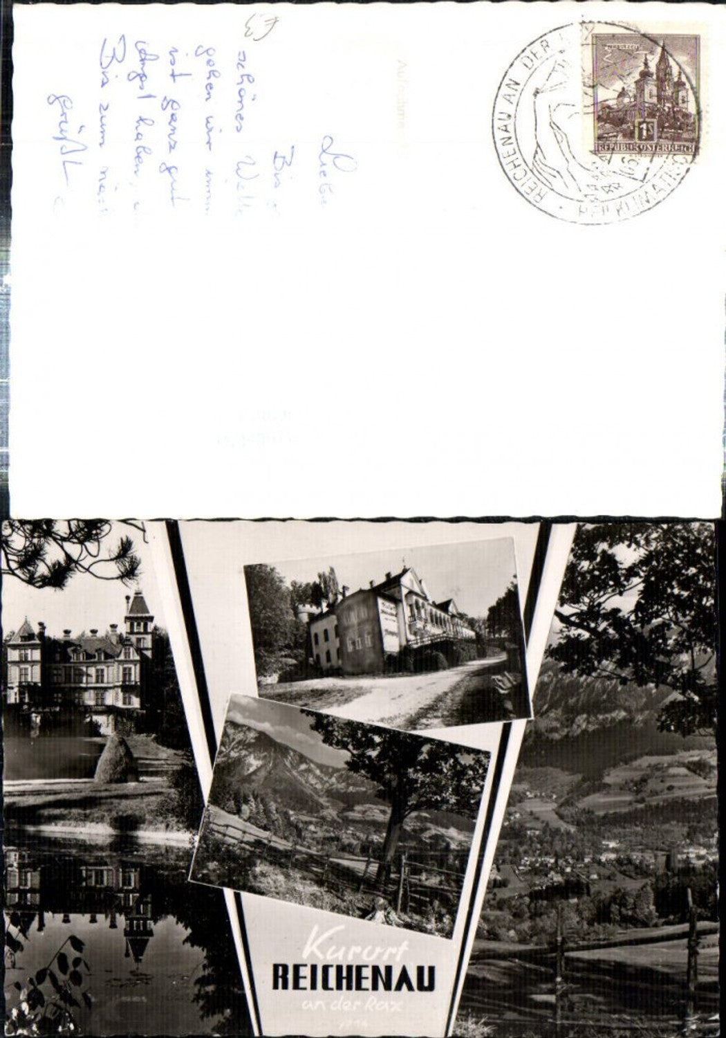 308615,Reichenau an d. Rax Totale Villa Wartholz Hotel Mehrbildkarte