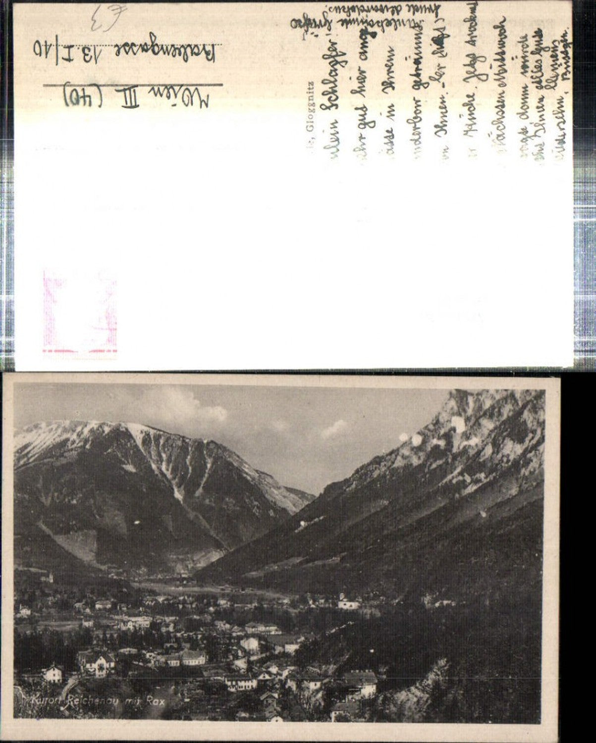 308642,Reichenau an d. Rax Totale m. Rax Bergkulisse