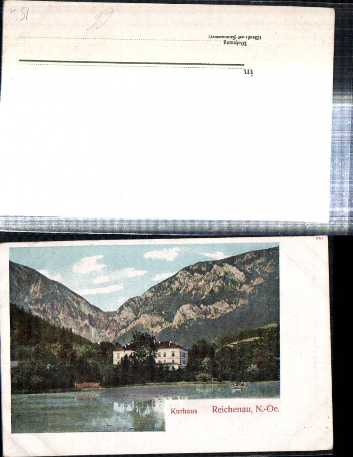 308704,Reichenau an d. Rax Kurhaus Kurteich Bergkulisse