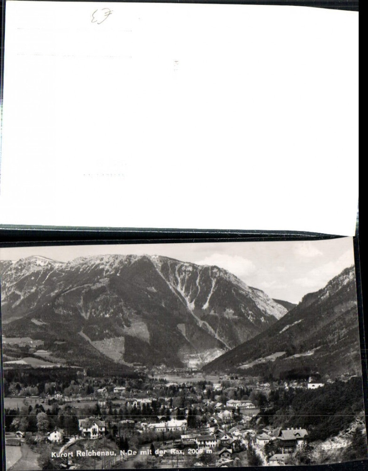 308721,Reichenau an d. Rax Totale m. d. Rax Bergkulisse