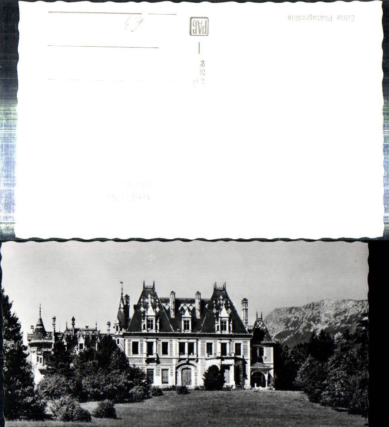 308767,Reichenau an d. Rax Schloss Hinterleithen geg. Rax