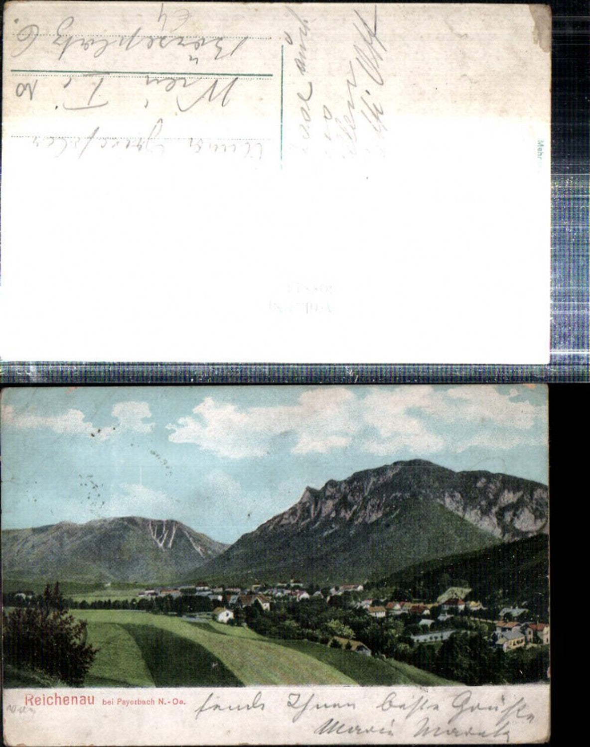 308813,Reichenau an d. Rax b. Payerbach Totale Bergkulisse