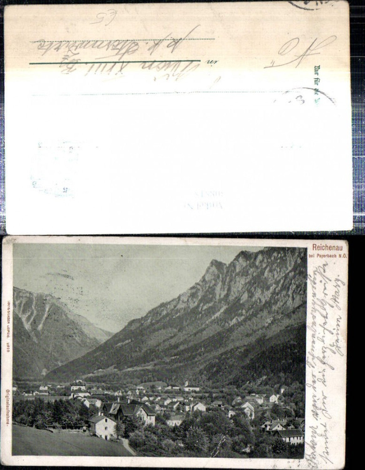 308815,Reichenau an d. Rax b. Payerbach Totale Bergkulisse