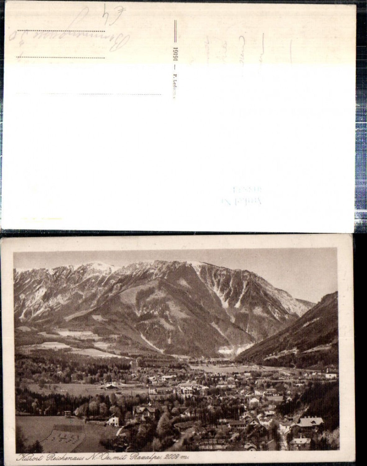 308834,Reichenau an d. Rax Totale m. Raxalpe Bergkulisse