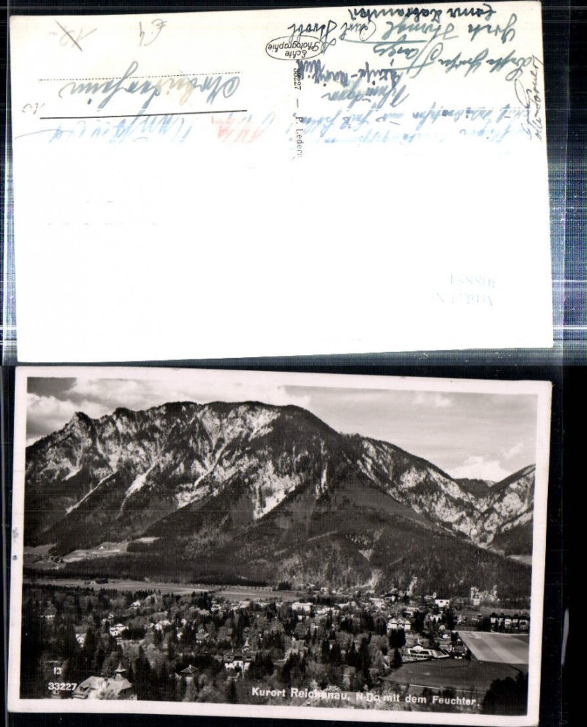308854,Reichenau an d. Rax Totale m. Feuchter Bergkulisse