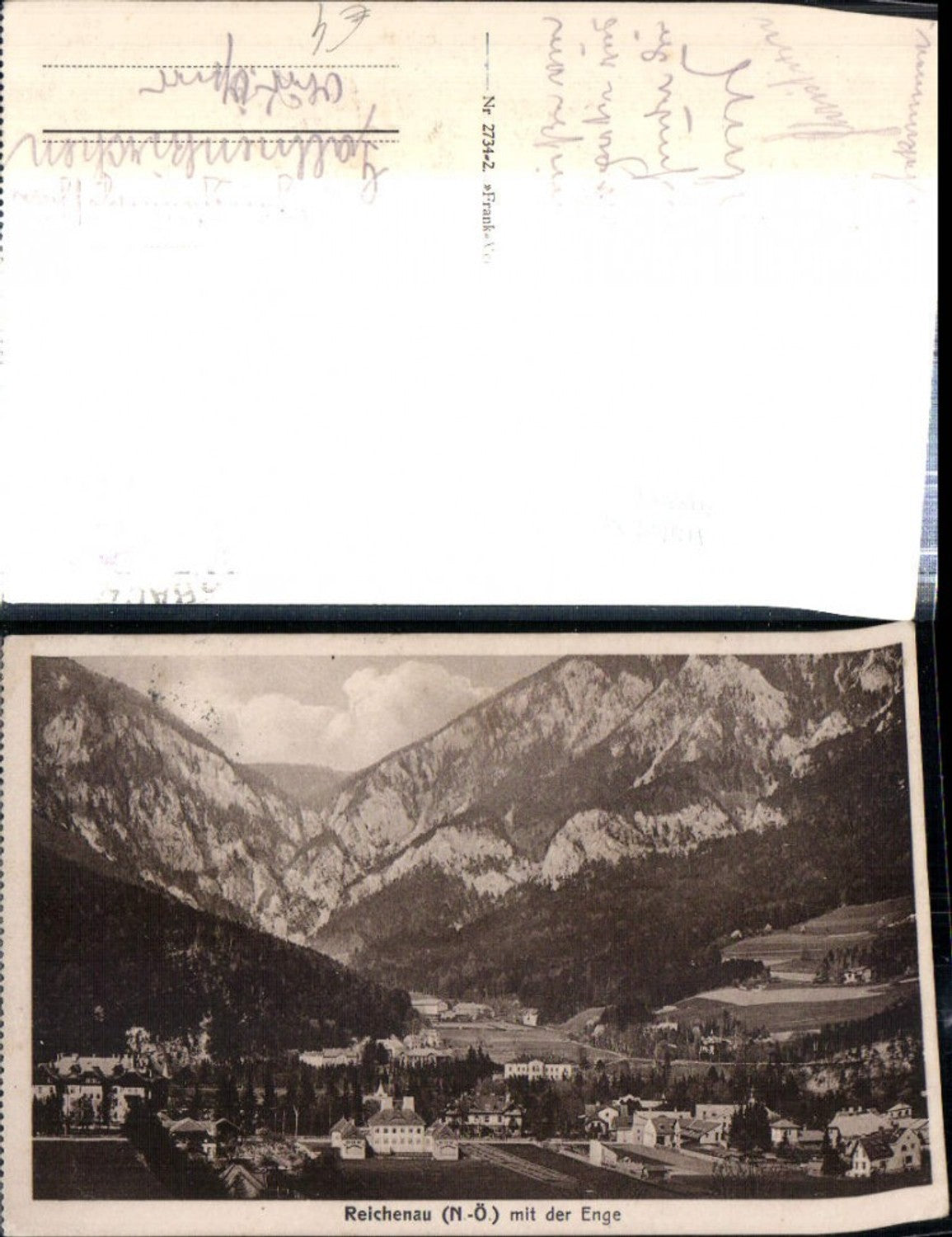 308884,Reichenau an d. Rax Teilansicht m. d. Enge