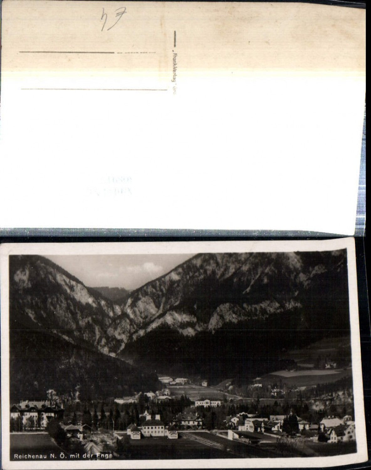 308917,Reichenau an d. Rax Teilansicht m. d. Enge